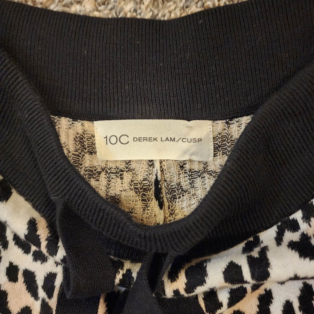 10c Derek Lam/ Cusp Leopard Print Shorts Size S - image 3